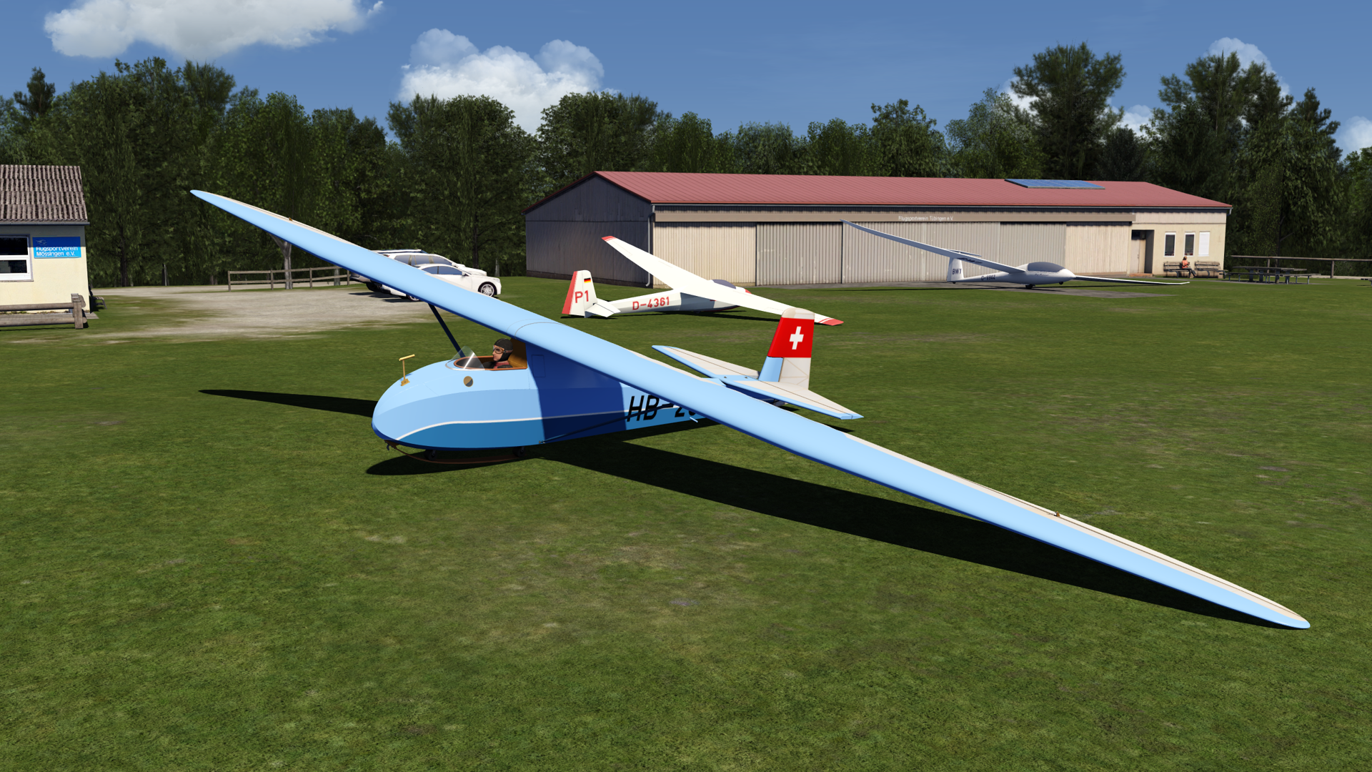 Grunau Baby 2b am Farrenberg